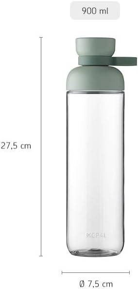Mepal Trinkflasche Mepal Vita - Wasserflasche - Flasche für Uni, Arbeit, Fitness, Outdoor, Job - Stoßfest, Auslaufsicher - BPA-frei & Spülmaschinen