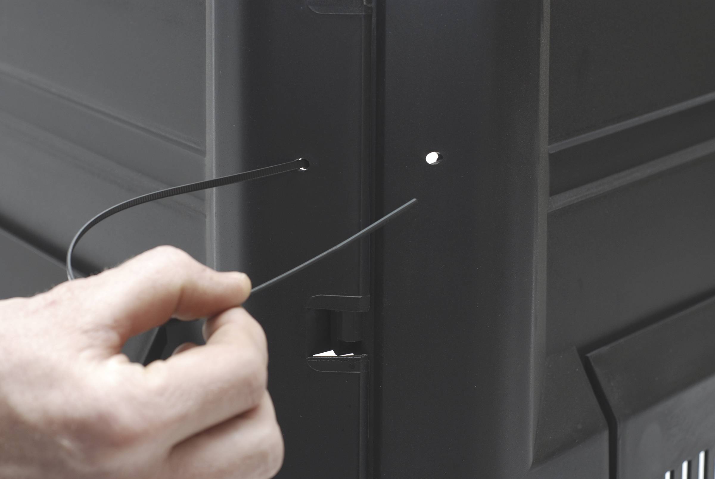 KHW | Komposter ohne Boden | 340 L | witterungsbeständig | klappbarer Deckel | Schnellkomposter für den Garten | 100% recyceltes Polyprophylen | Mad