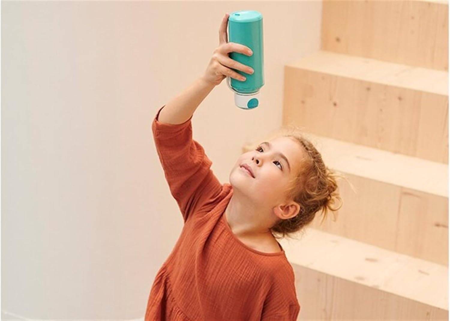 Mepal | Trinkflasche Pop-up Campus 400 ml | Rose | praktischer Einhand-Verschluss | spülmaschinenfest | BPA-frei | ideal für unterwegs #1