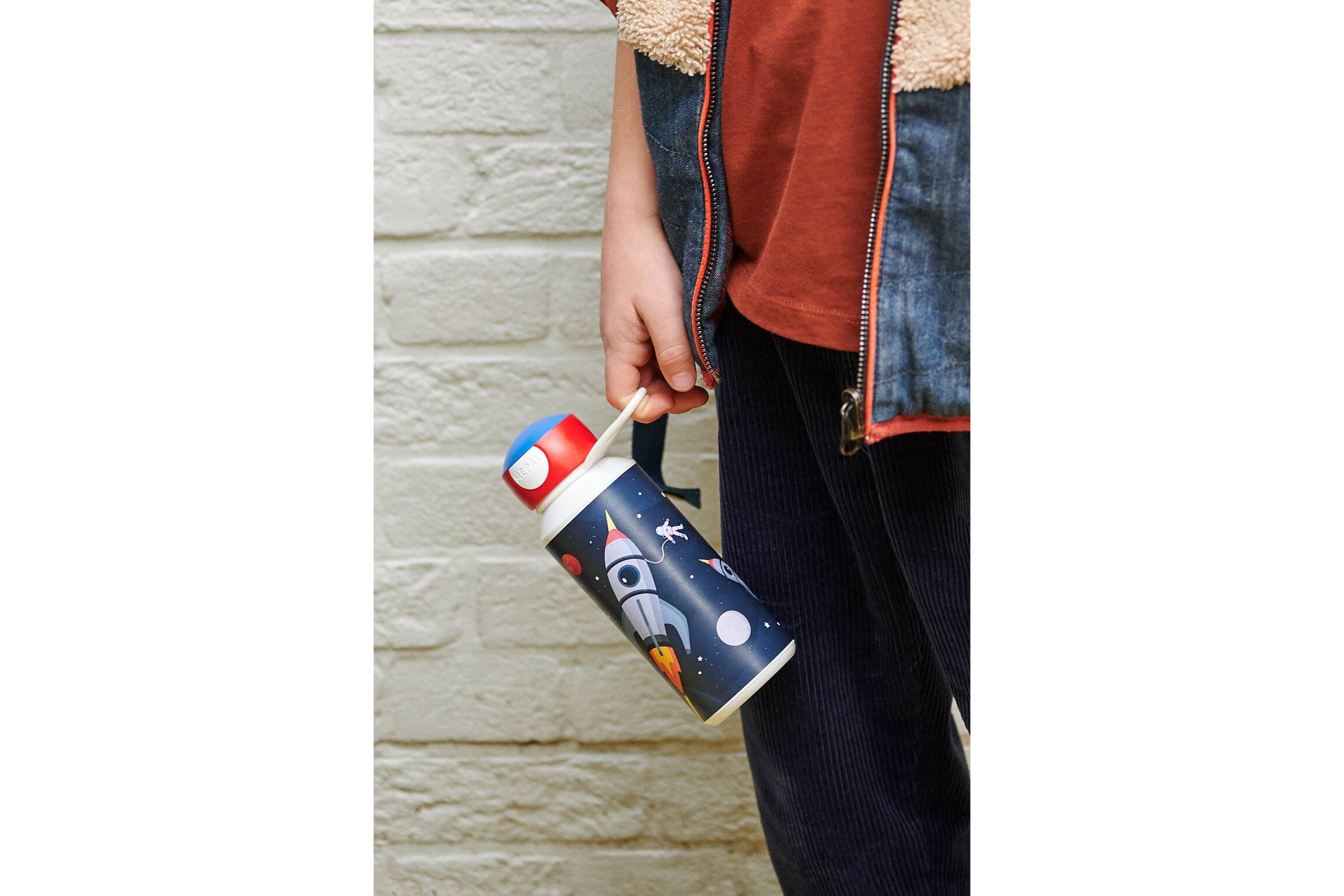 Mepal - Trinkflasche Pop-up Campus - Wasserflasche - Auslaufsichere Flasche für die Schule - Wiederverwendbar - BPA-frei & Spülmaschinenfest - 400