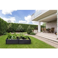 KHW | Hochwertiges Hochbeet | Demeter L | platzsparend | 158 × 82 × 31 cm - 336 Liter | ideal für Urbane Gärten | nachhaltiges Gärtnern | förder KHW | Hochwertiges Hochbeet | Demeter L | platzsparend | 158 × 82 × 31 cm - 336 Liter | ideal für Urbane Gärten | nachhaltiges Gärtnern | förder