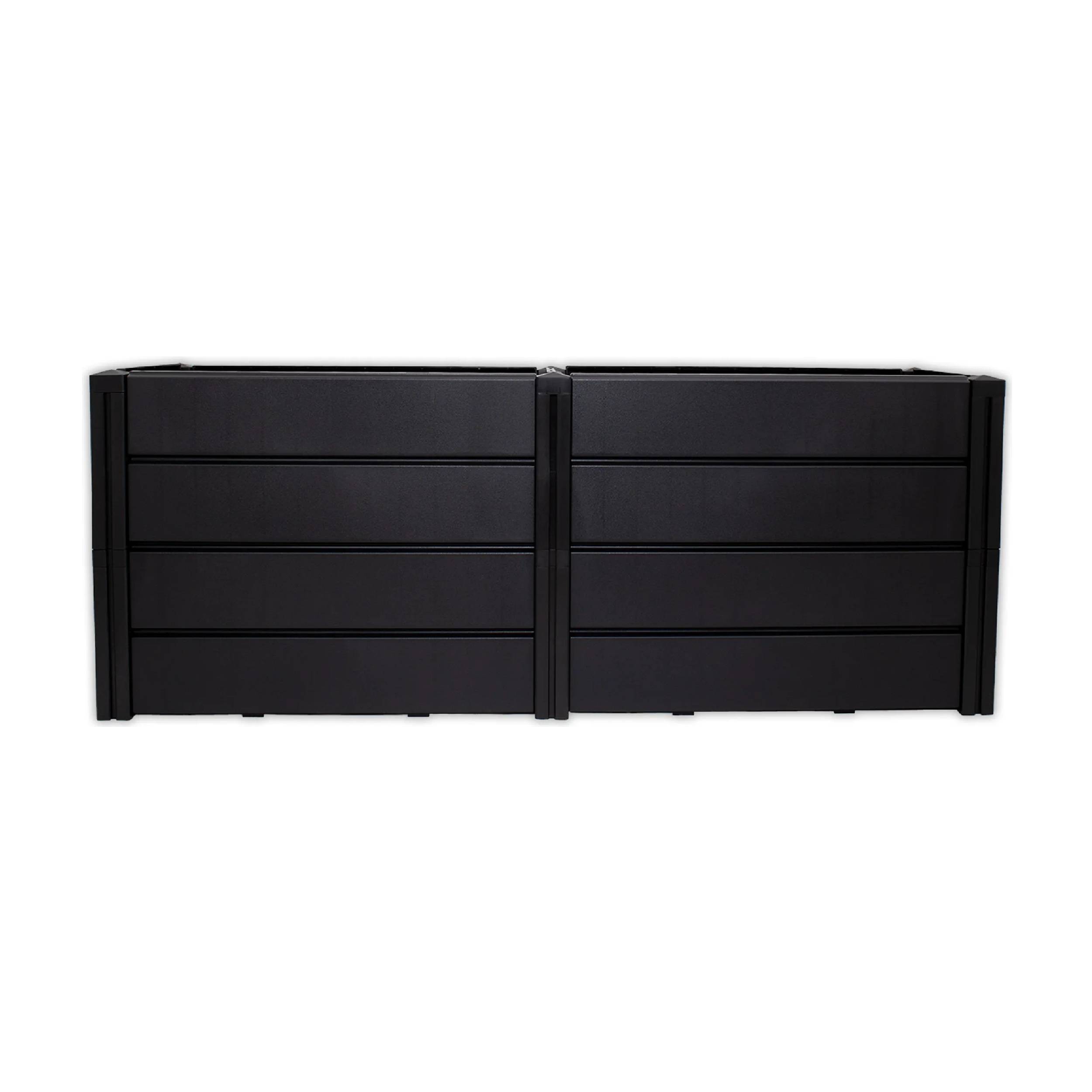 KHW | Hochwertiges Hochbeet | Demeter XL | schmal | platzsparend | 158 × 44 × 61 cm - 392 Liter | ideal für Urbane Gärten | nachhaltiges Gärtnern