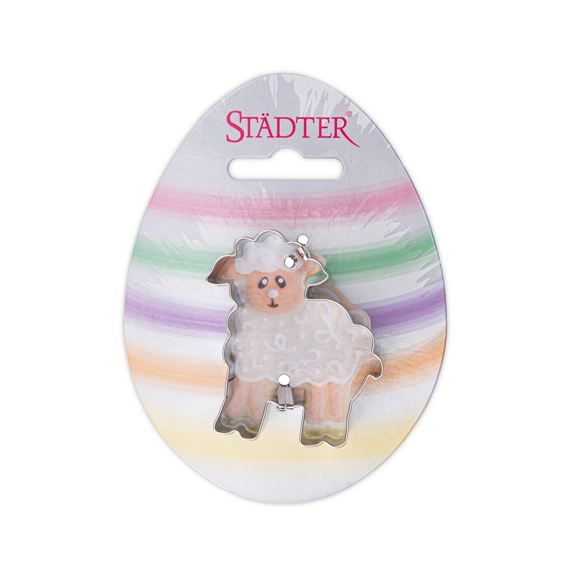 Städter - Premium Ausstechform - Lämmchen 6 cm - Einzigartiger Ausstecher - Perfekt für Kreative Backkreationen für Ostern