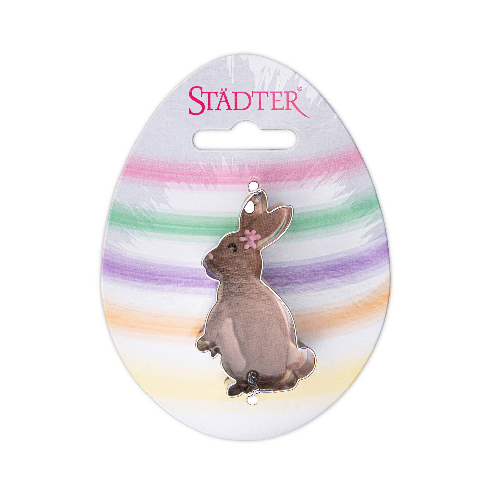 Städter - Premium Ausstechform - Hase 6 cm - Einzigartiger Ausstecher - Perfekt für Kreative Backkreationen für Ostern