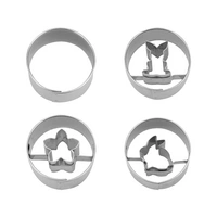 Städter - Premium Ausstechform - Ostern mini 4-tlg - Einzigartiger Ausstecher - Perfekt für Kreative Backkreationen für Ostern Städter - Premium Ausstechform - Ostern mini 4-tlg - Einzigartiger Ausstecher - Perfekt für Kreative Backkreationen für Ostern