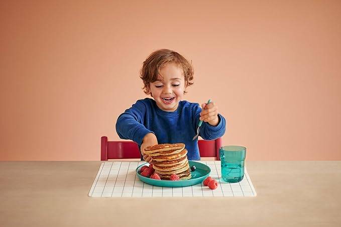 Mepal  Kinderteller Mepal Mio  Kleinkind Teller  Kinder-freundlicher Teller  Kinder Geschirr  Mikrowellentauglich  Spülmaschinentauglich