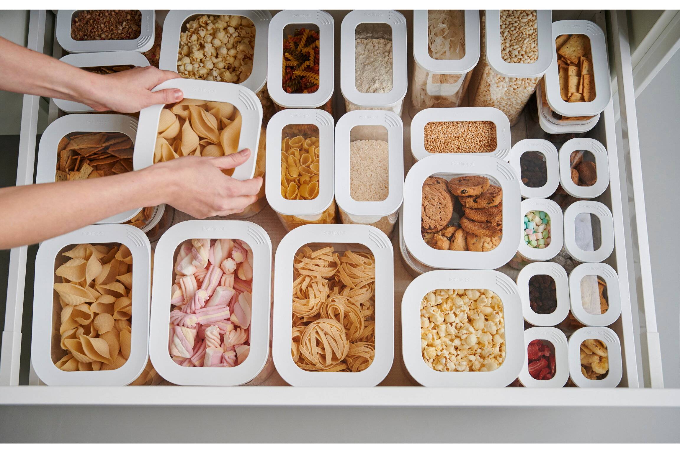 Mepal | Ersatzdeckel für Vorratsdose Modula 175/375 ml | Farbe: Weiß