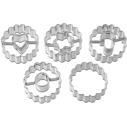 Dr. Oetker 5er Mini-Linzer Ausstecher-Set Dr. Oetker 5er Mini-Linzer Ausstecher-Set