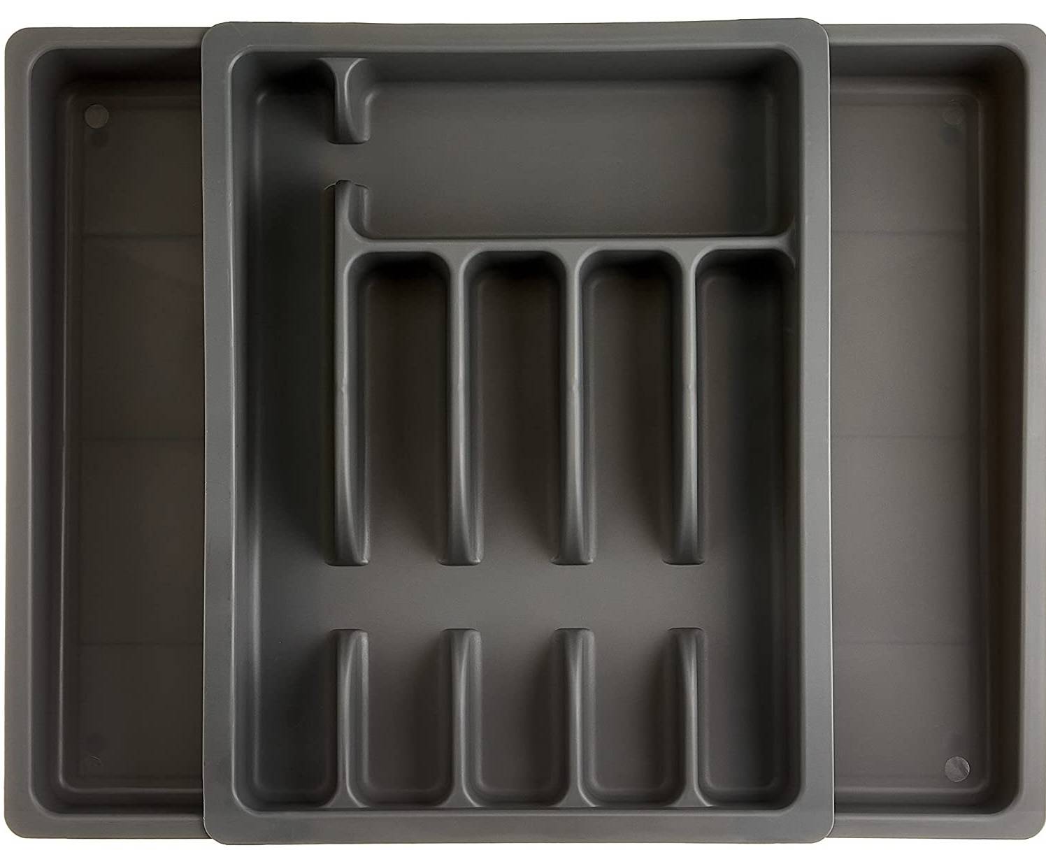 KESPER 30087 Variabler Besteckkasten ausziehbar von 29-50 cm/Besteckeinsatz