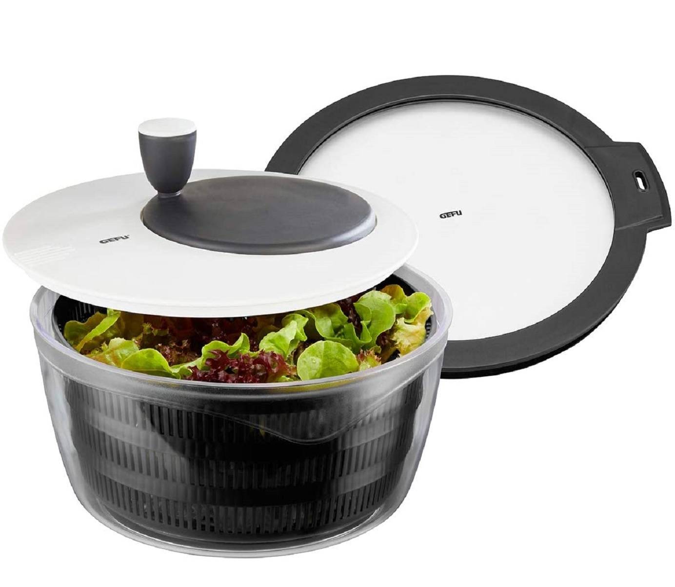 Gefu 00182 Salatschleuder Rotare + Frischhaltedeckel