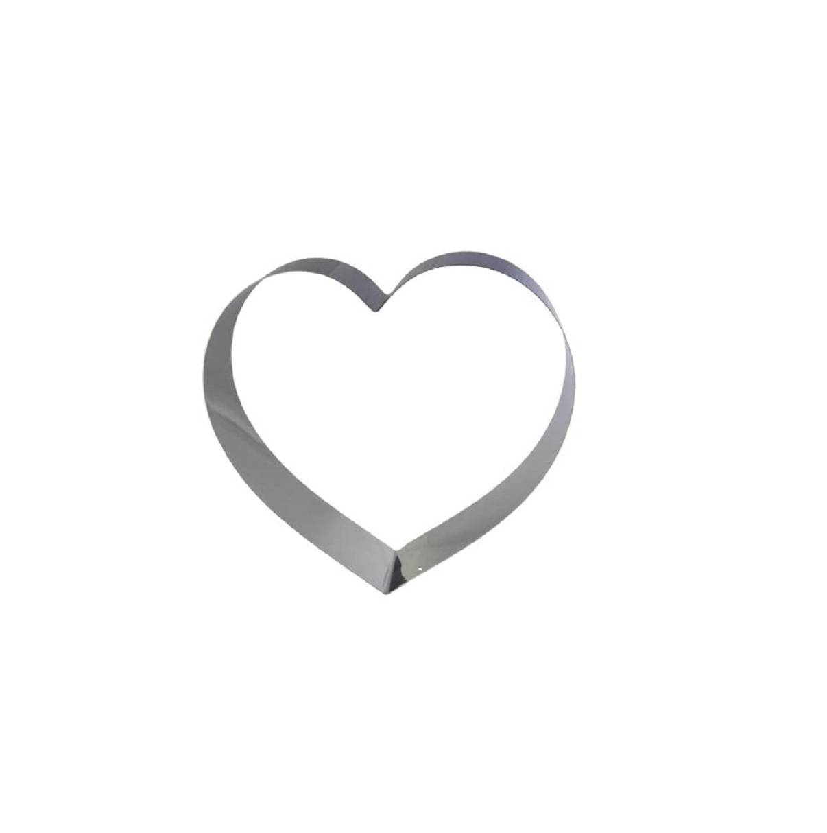 Backrahmen / Tortenring "Herz" / Herz-Backform - 26 cm