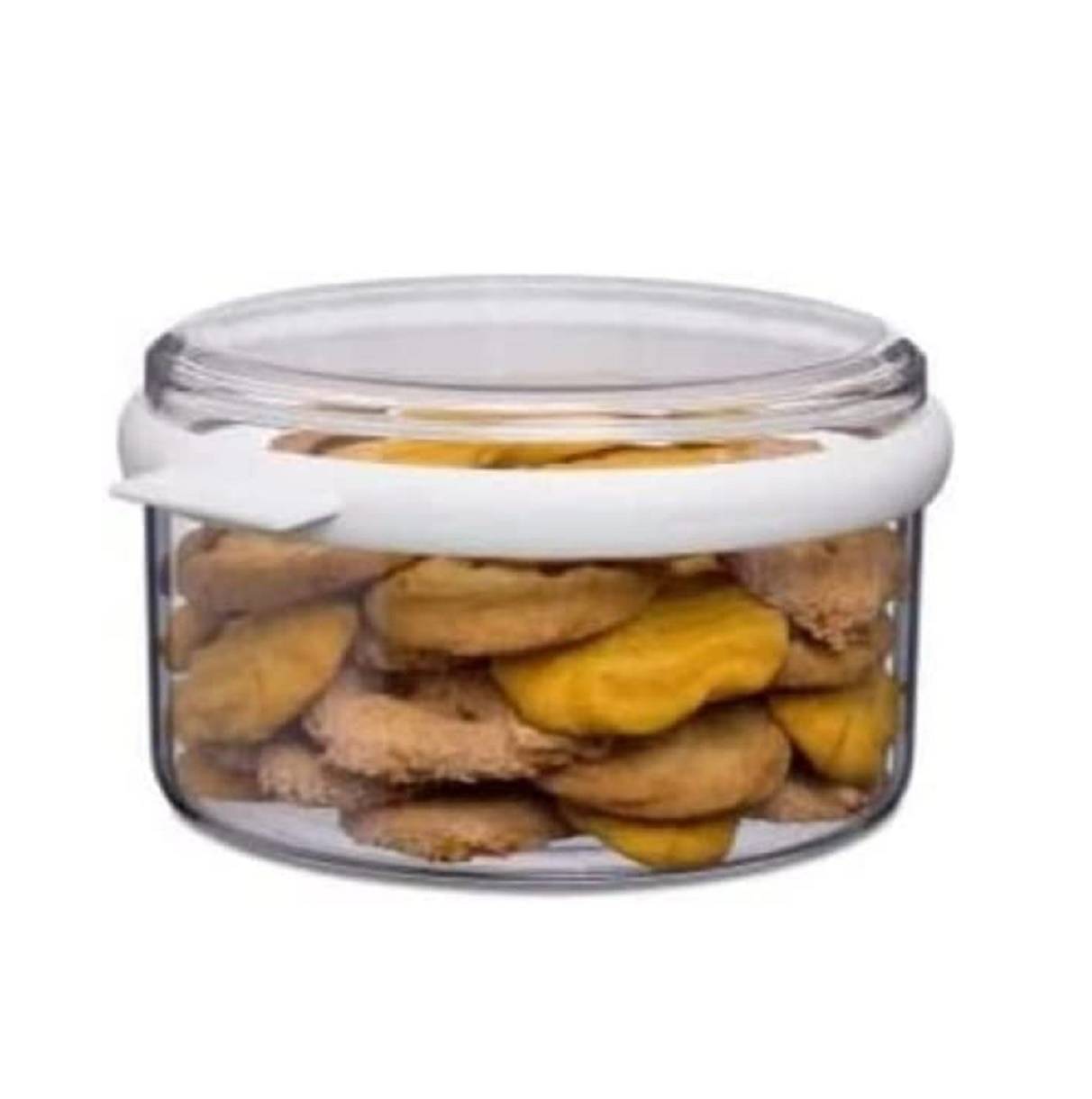 Mepal | Modula Vorratsdose rund 1.5 Liter | Plastik, Weiß | 19 x 10.8 cm | ideal für frische Lebensmittel & trockene Vorräte | modernes Design