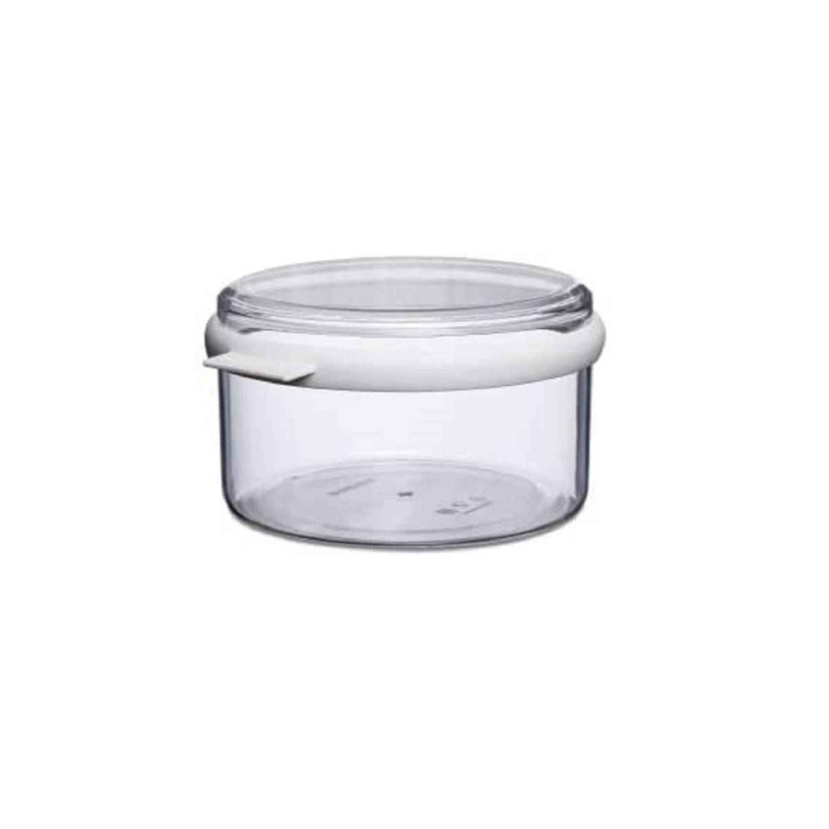 Mepal | Modula Vorratsdose rund 1.5 Liter | Plastik, Weiß | 19 x 10.8 cm | ideal für frische Lebensmittel & trockene Vorräte | modernes Design