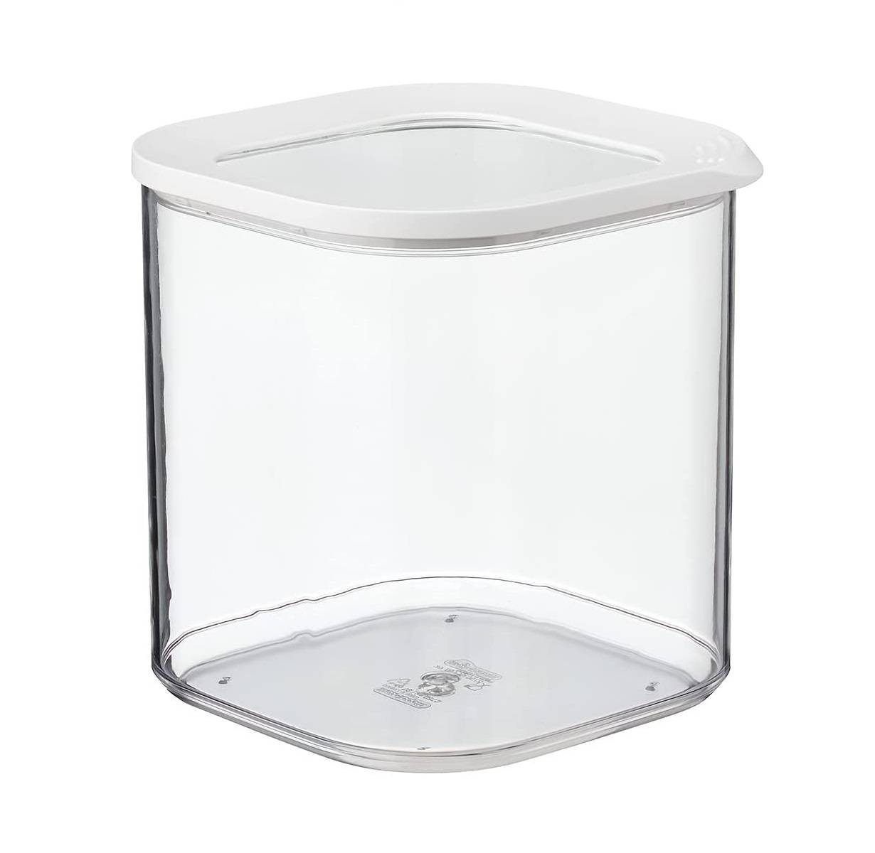 Mepal | Lebensmittelbehälter Quatratische Modula | Transparente Vorratsbox mit Deckel | Küchenorganizer & Aufbewahrungsbox aus Kunststoff | Stapelba