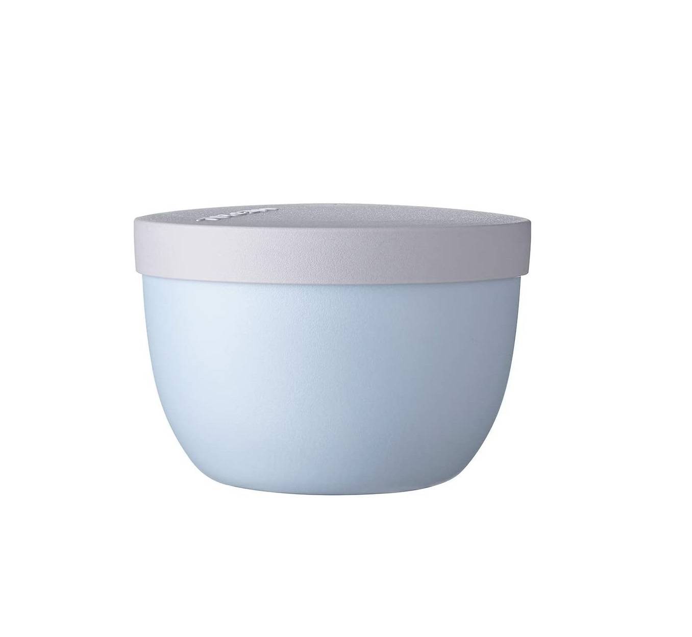 Mepal - Snackpot Ellipse Old Nordic Blue – 350 ml praktischer Behälter zur Aufbewahrung und für Transport von Lebensmittel – tiefkühltauglich