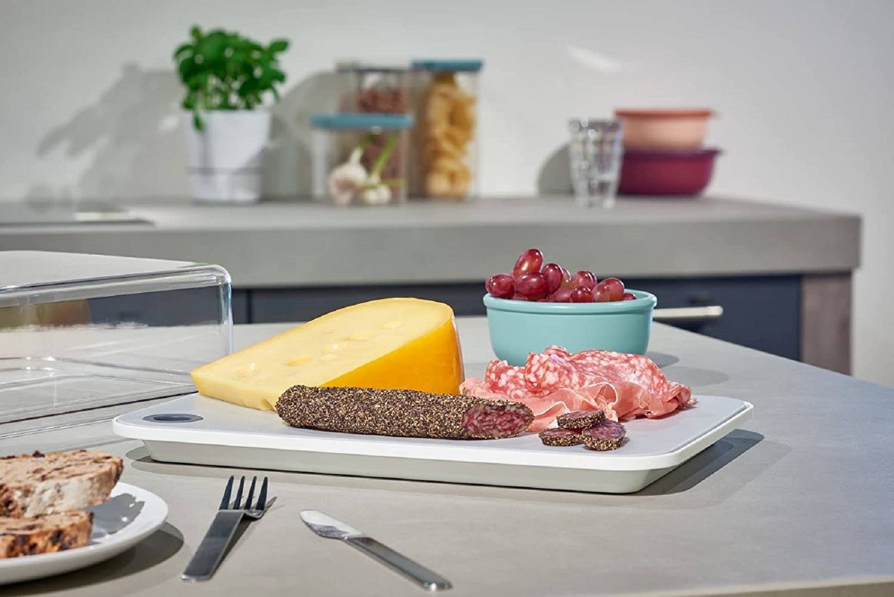 Mepal | Servierbox Modula Klein | PP/SAN | Weiß | 27.1 x 17.39 x 10.3 cm