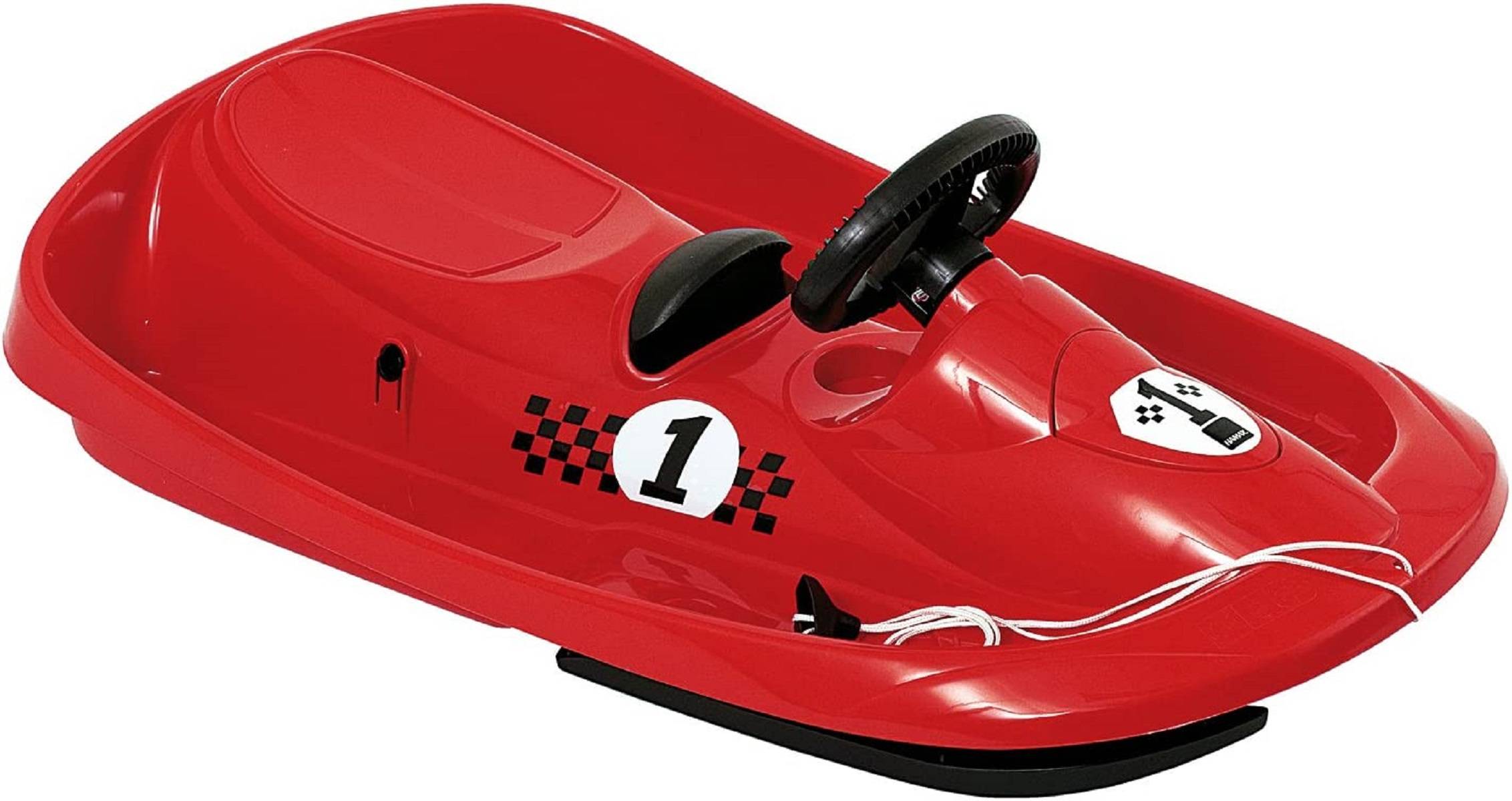 Hamax | SNO Formel Lenkbob | beeindruckendes Rot | präzise Steuerung | robustes Design | ideal für Winterabenteuer