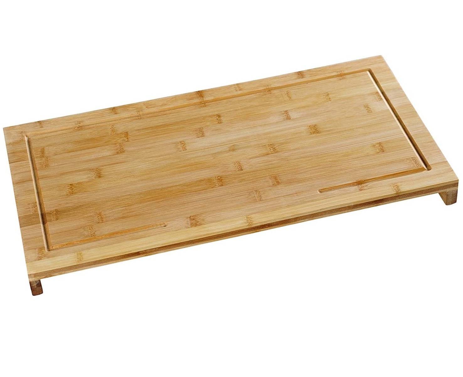 Neustanlo 2 Stück Schneide- und Abdeckplatte Ceranfeldabdeckung Bambusholz Holz je 54x28 cm Edition 2