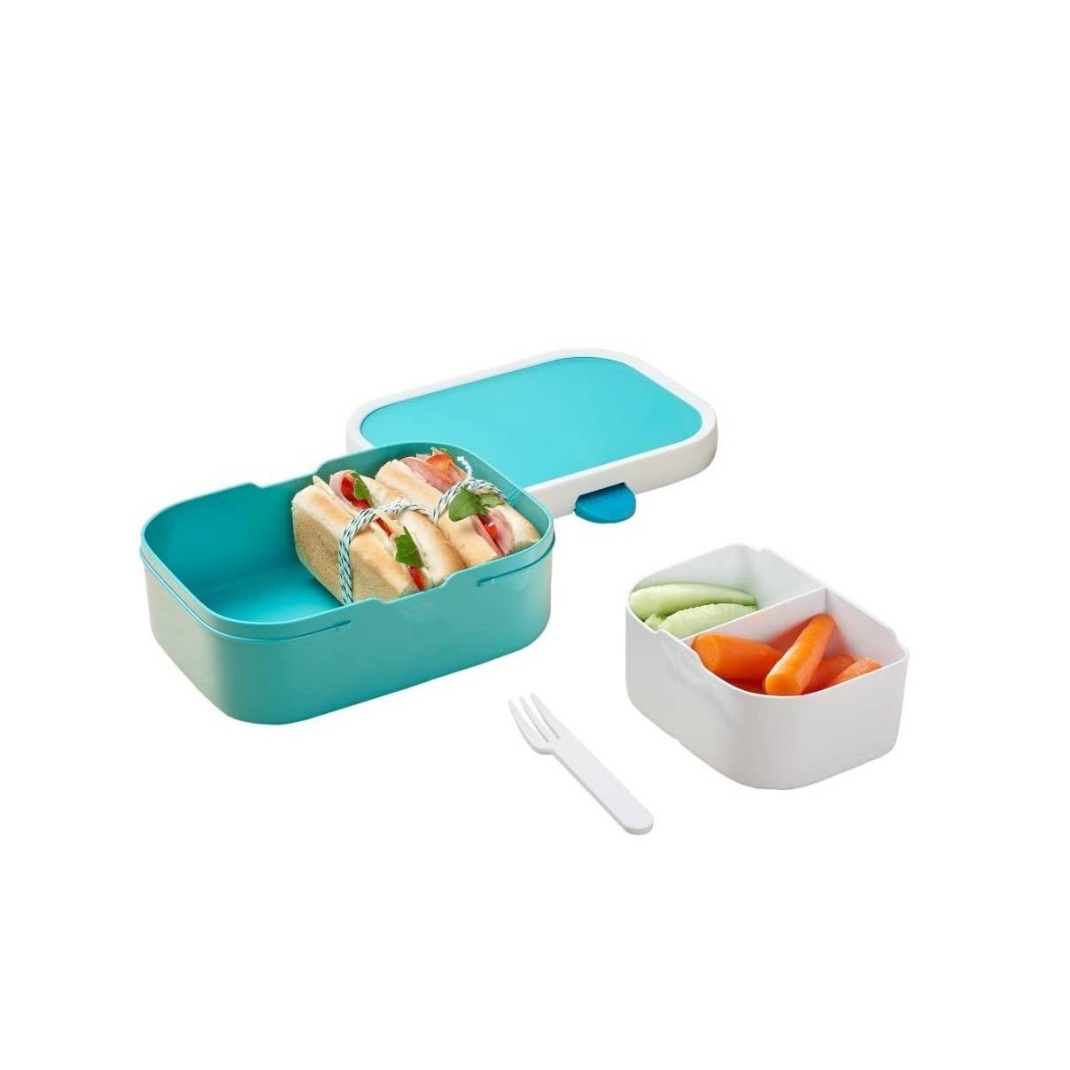 Mepal | Brotdose Campus | Bento Box Design | kindgerechte Fächeraufteilung | geeignet für Kindergarten und Schule | BPA frei | Motiv: Frozen II | id