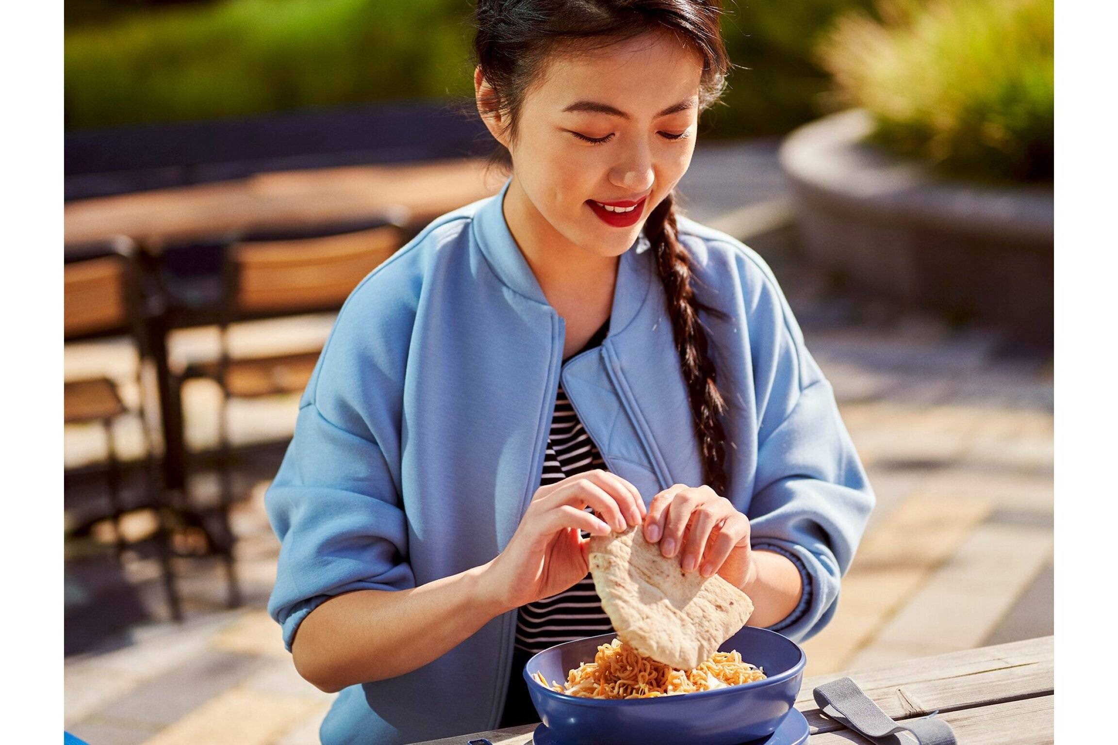 Mepal - Besteck 3-teiliges Set Ellipse - Besteck-Set für unterwegs - Besteht aus einem Messer, Gabel & Löffel - Besteck-Set mit Reiseetui - Edelstah