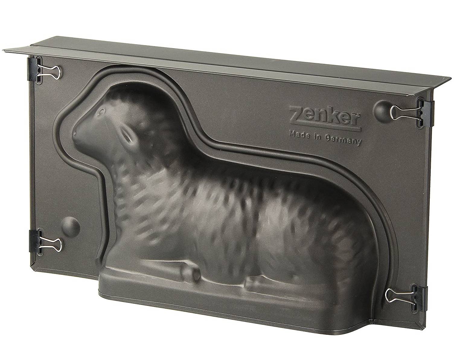 Zenker | Lammbackform Special Season | hochwertige Antihaftbeschichtung | Stahlblech | ideal für Osterfeiern | handliche Motivform | Farbe: Schwarz