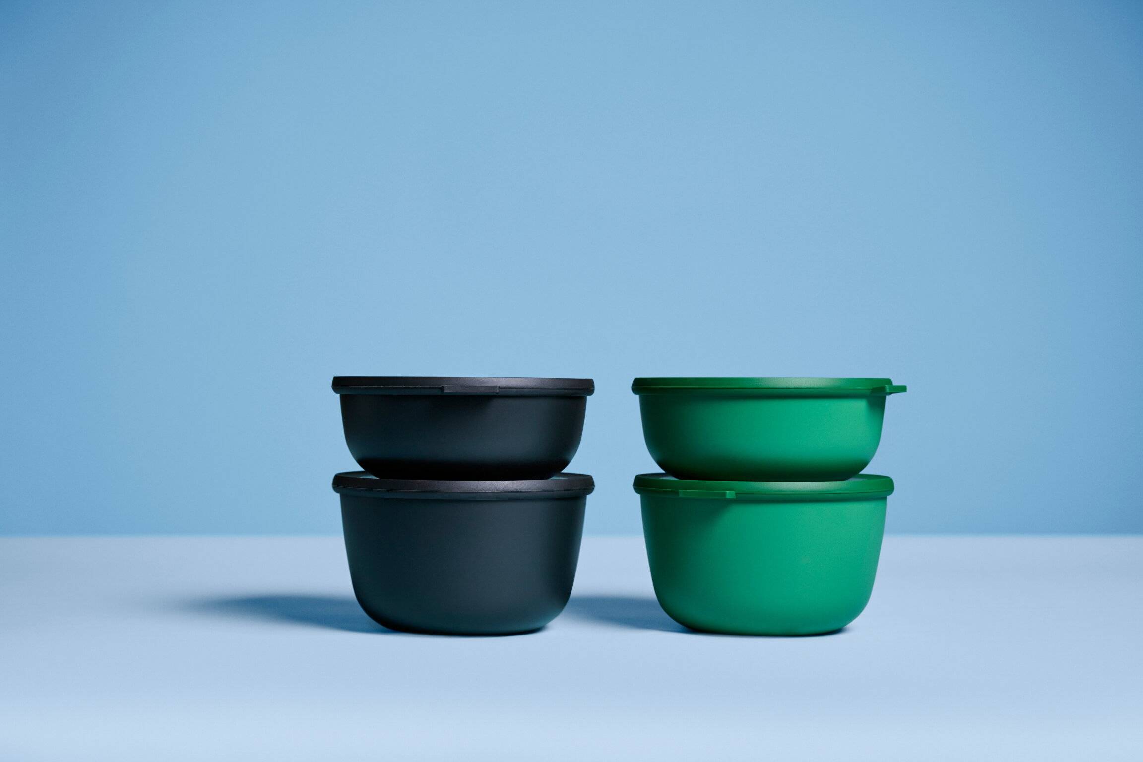 Mepal - Multi Bowl Cirqula Round - Vorratsdose mit Deckel - Geeignet als Luftdichte Aufbewahrungsbox für den Kühlschrank, Mikrowellengeschirr & als