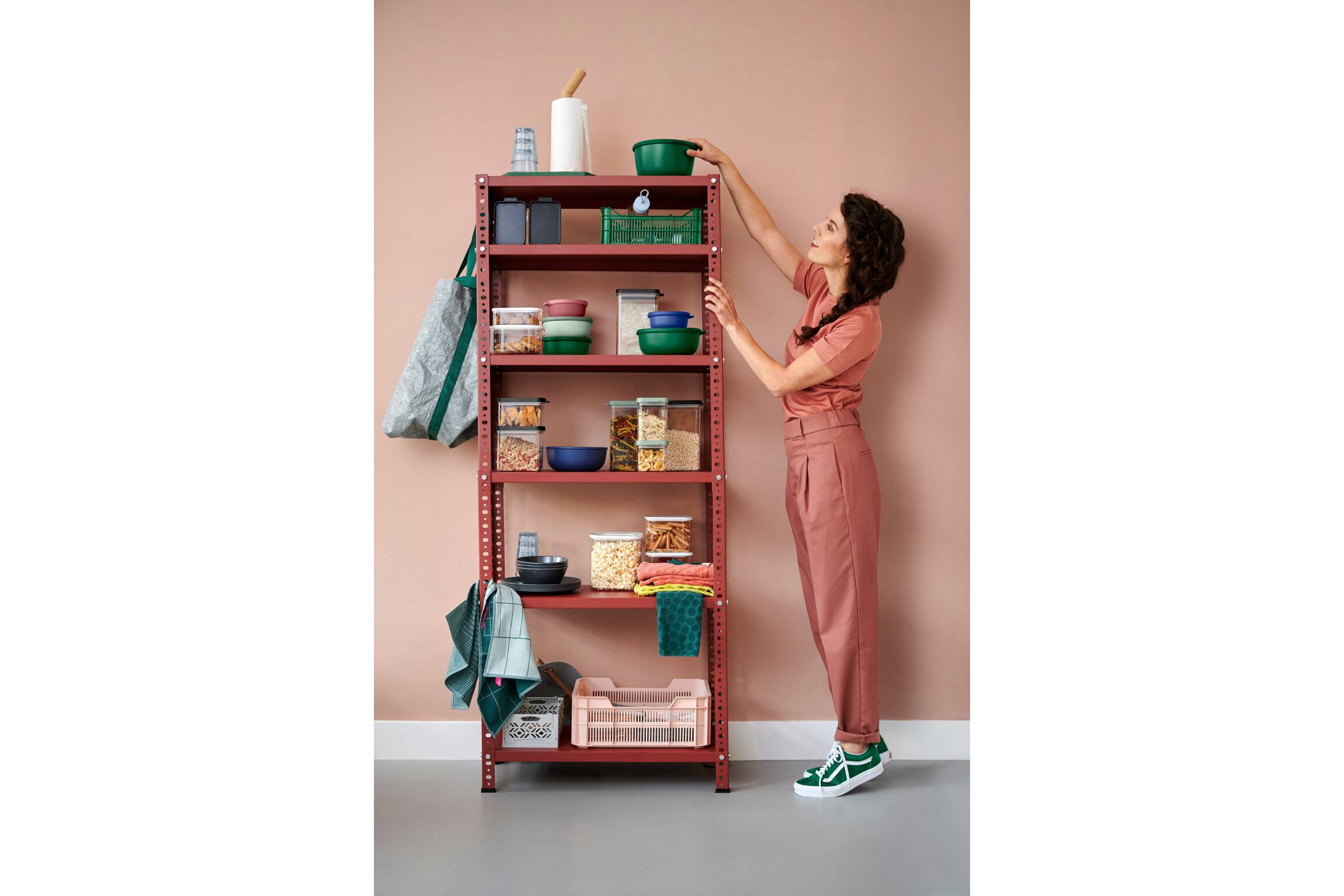 Mepal Vorratsdosen mit Deckel 3er-Set - Vorratsbehälter Luftdicht & Stapelbar - Küchenaufbewahrung & Organisation - Spülmaschinenfest - 700 ml, 110