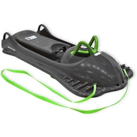 KHW | Lenkschlitten Mountain Racer | anthrazit | robuste Bauweise | präzise Steuerung | ideal für Winterspaß KHW | Lenkschlitten Mountain Racer | anthrazit | robuste Bauweise | präzise Steuerung | ideal für Winterspaß