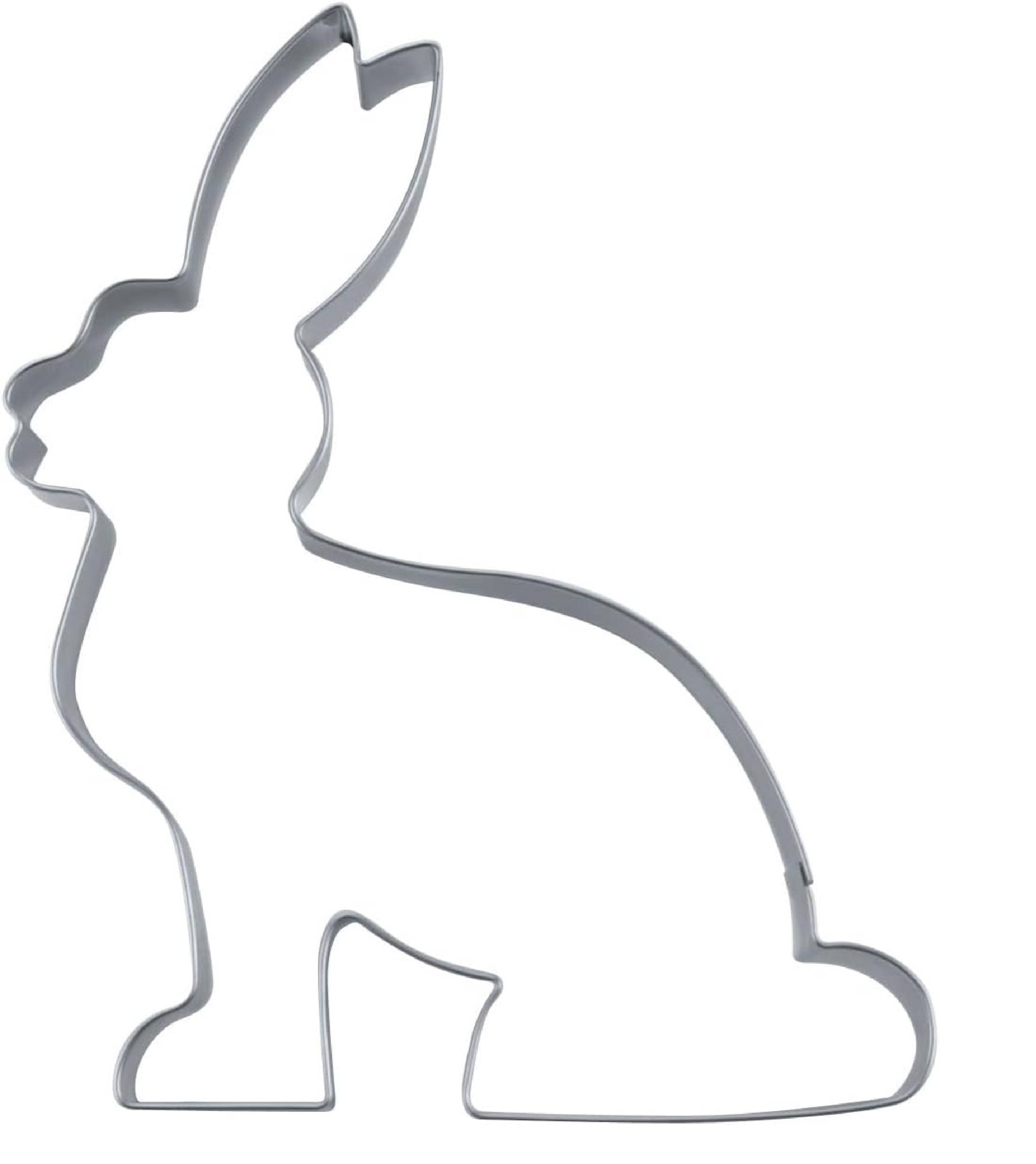 Städter - Premium Ausstechform - Hase sitzend 6,5 cm - Einzigartiger Ausstecher - Perfekt für Kreative Backkreationen für Ostern