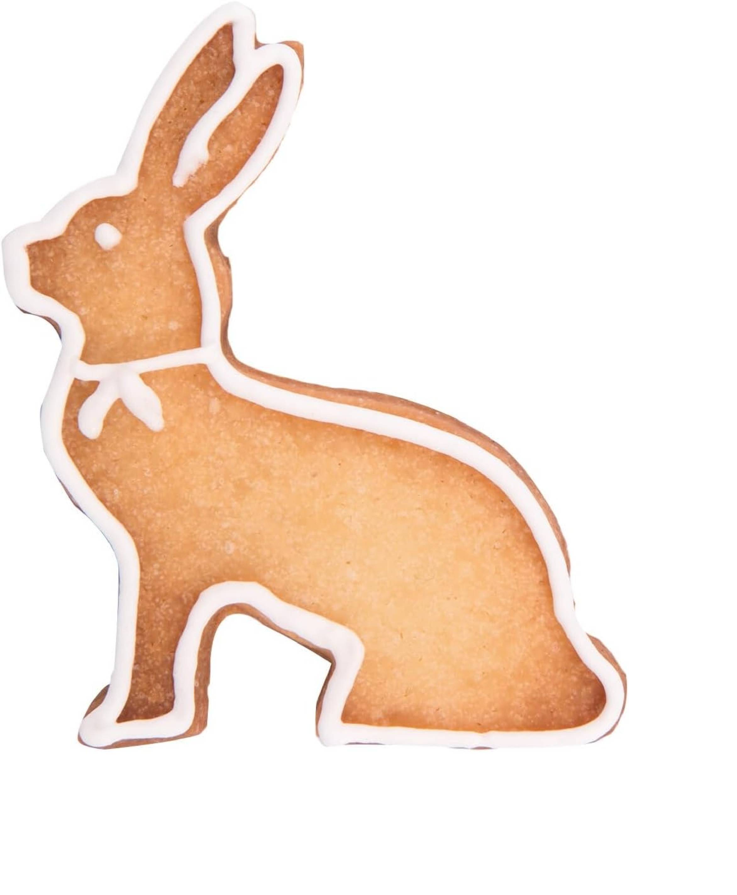 Städter - Premium Ausstechform - Hase sitzend 9,5 cm - Einzigartiger Ausstecher - Perfekt für Kreative Backkreationen für Ostern