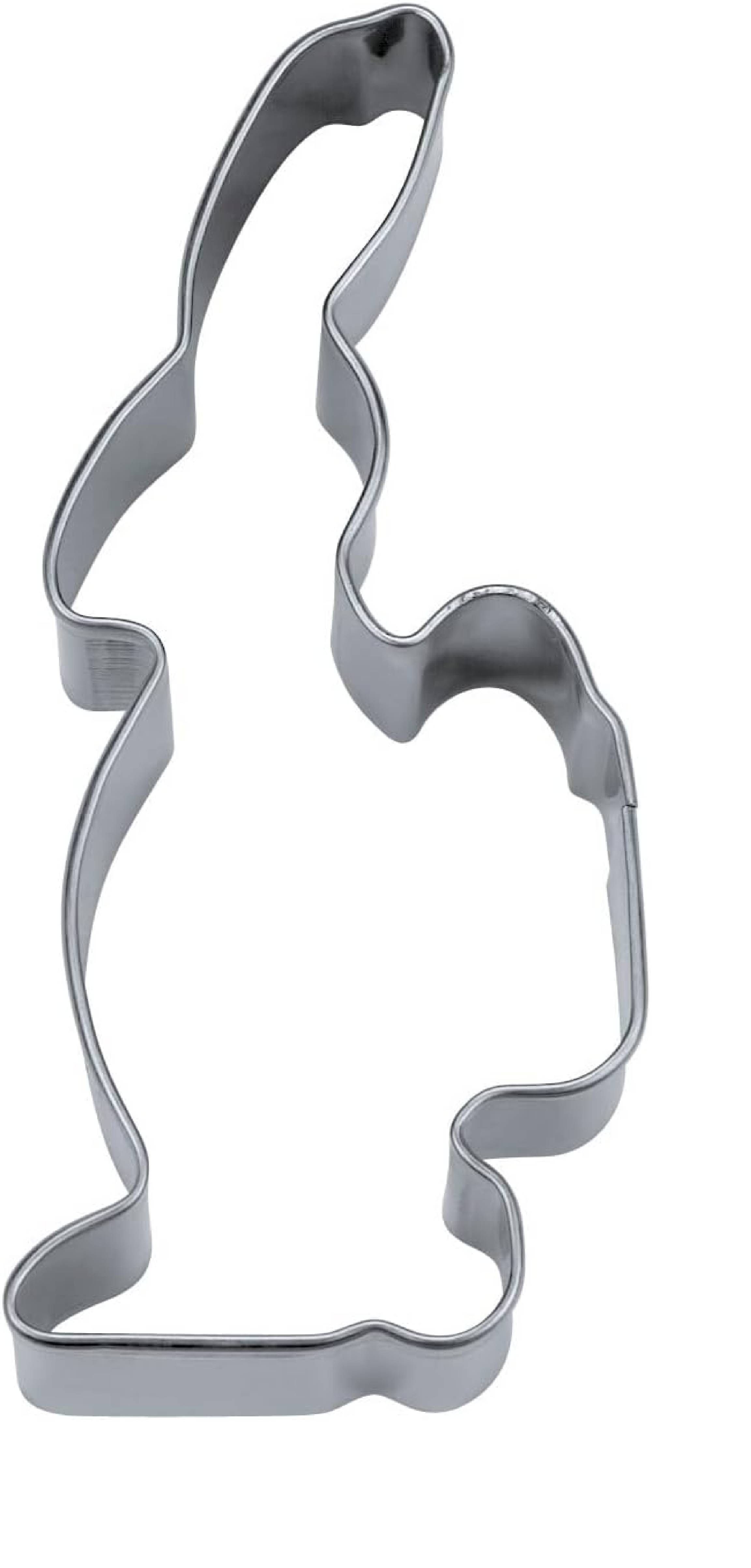 Städter - Premium Ausstechform - Hase stehend mit Korb 9 cm - Einzigartiger Ausstecher - Perfekt für Kreative Backkreationen für Ostern