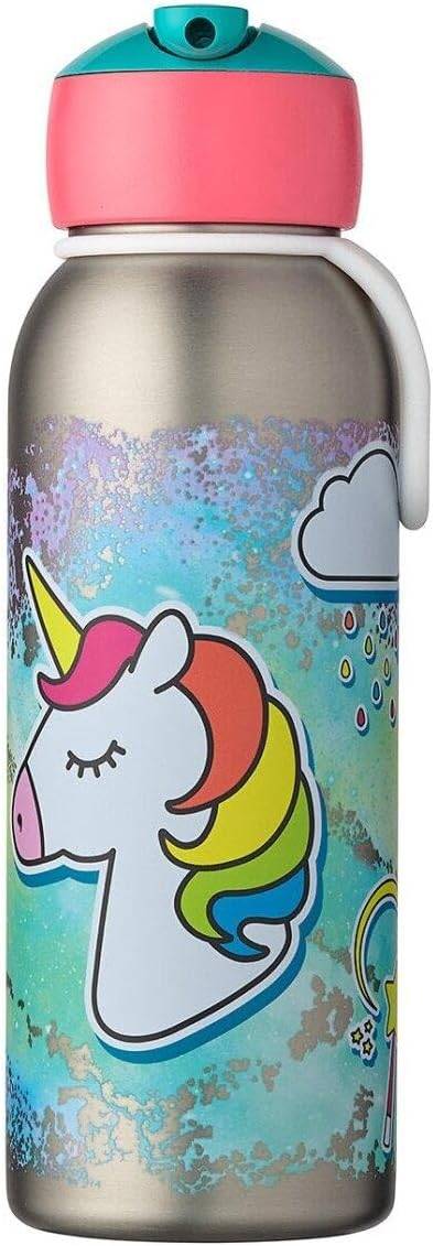 Mepal - Thermoflasche Flip-Up Campus - Isolierte Trinkflaschen für Kinder - Edelstahl Thermosflasche - 9 Stunden heiß & 12 Stunden kalt - BPA-frei