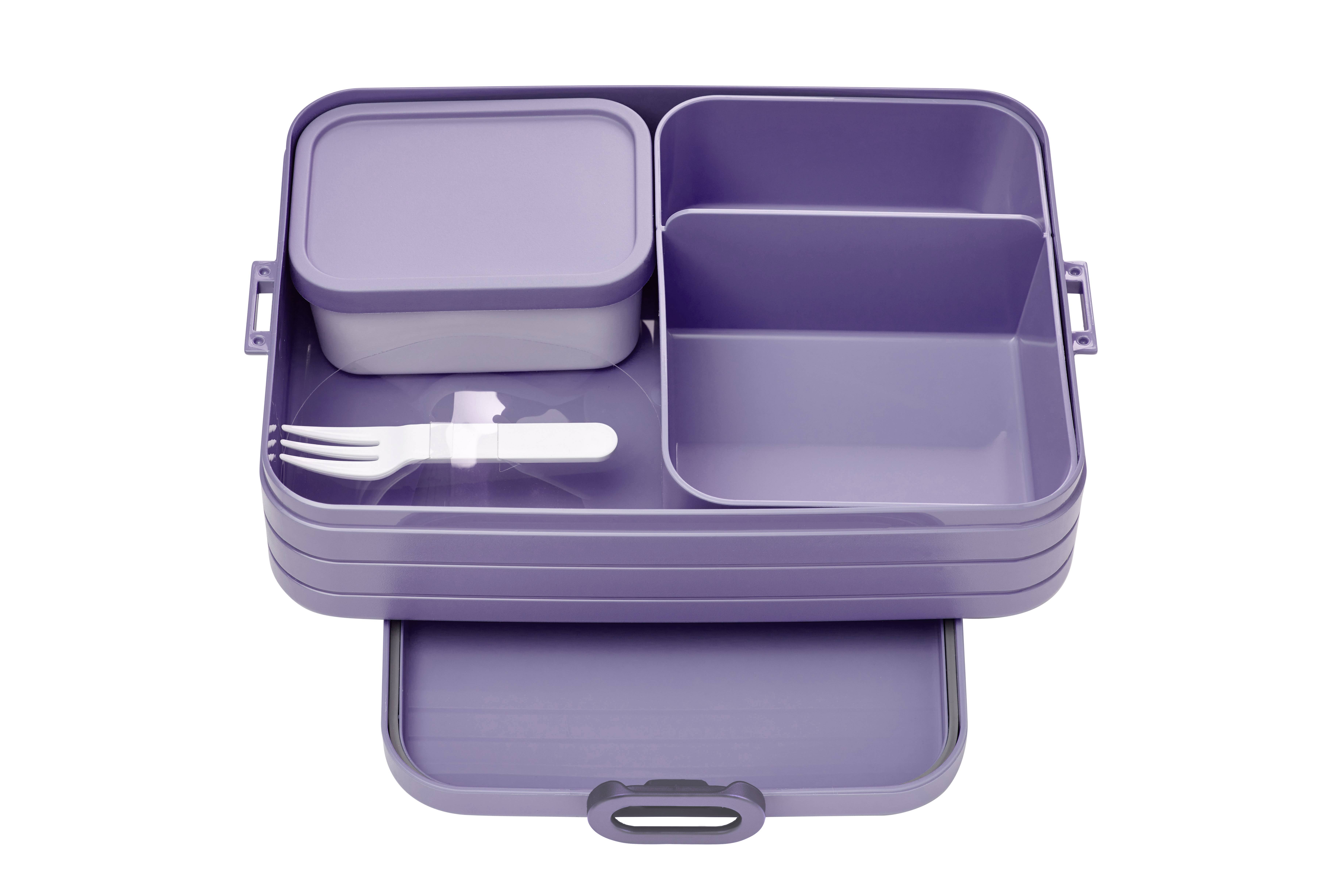 Mepal - Bento Lunchbox Take A Break Large - Brotdose mit Bento-Box - Meal Prep Box für Sandwiches, Kleine Snacks & Reste - Snack & Mittagessen