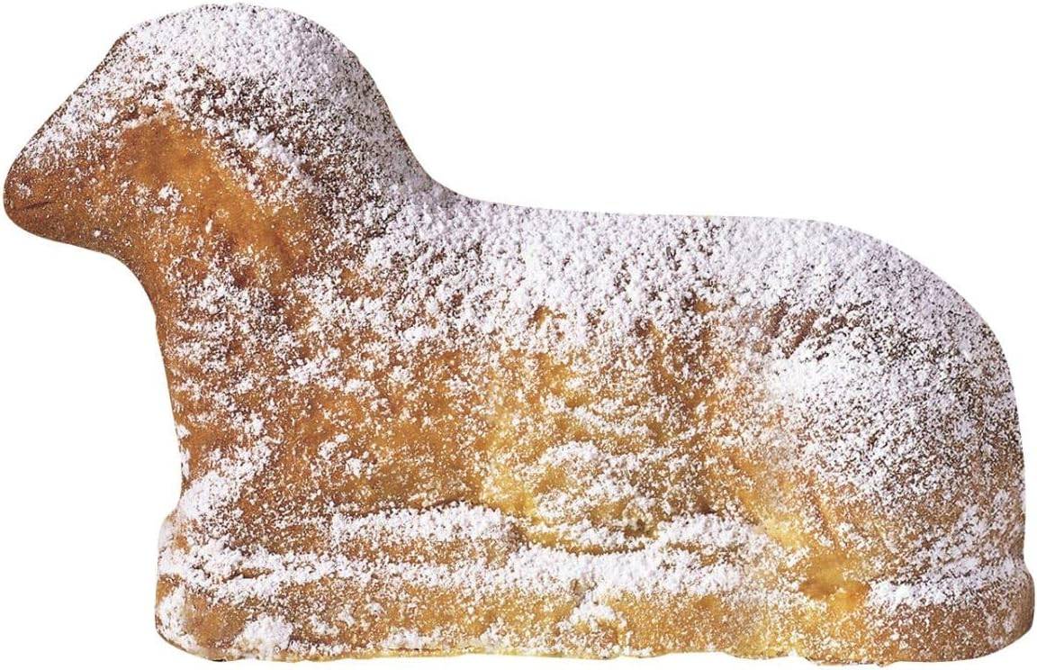 Zenker Vollbackform Lamm für Ostern  900 ml Füllvolumen  3D Kuchenform mit Antihaftbeschichtung und Osterlamm als Motiv zum backen  Leckere De