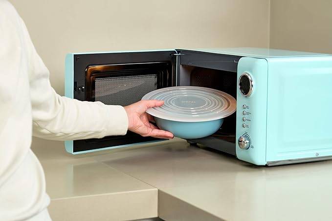 Mepal - Cirqula Mikrowellendeckel Rechteckig - Hitzebeständiger Deckel für Mepal's Vorratsbehälter Cirqula - Transparenter Deckel Mikrowellengeeign