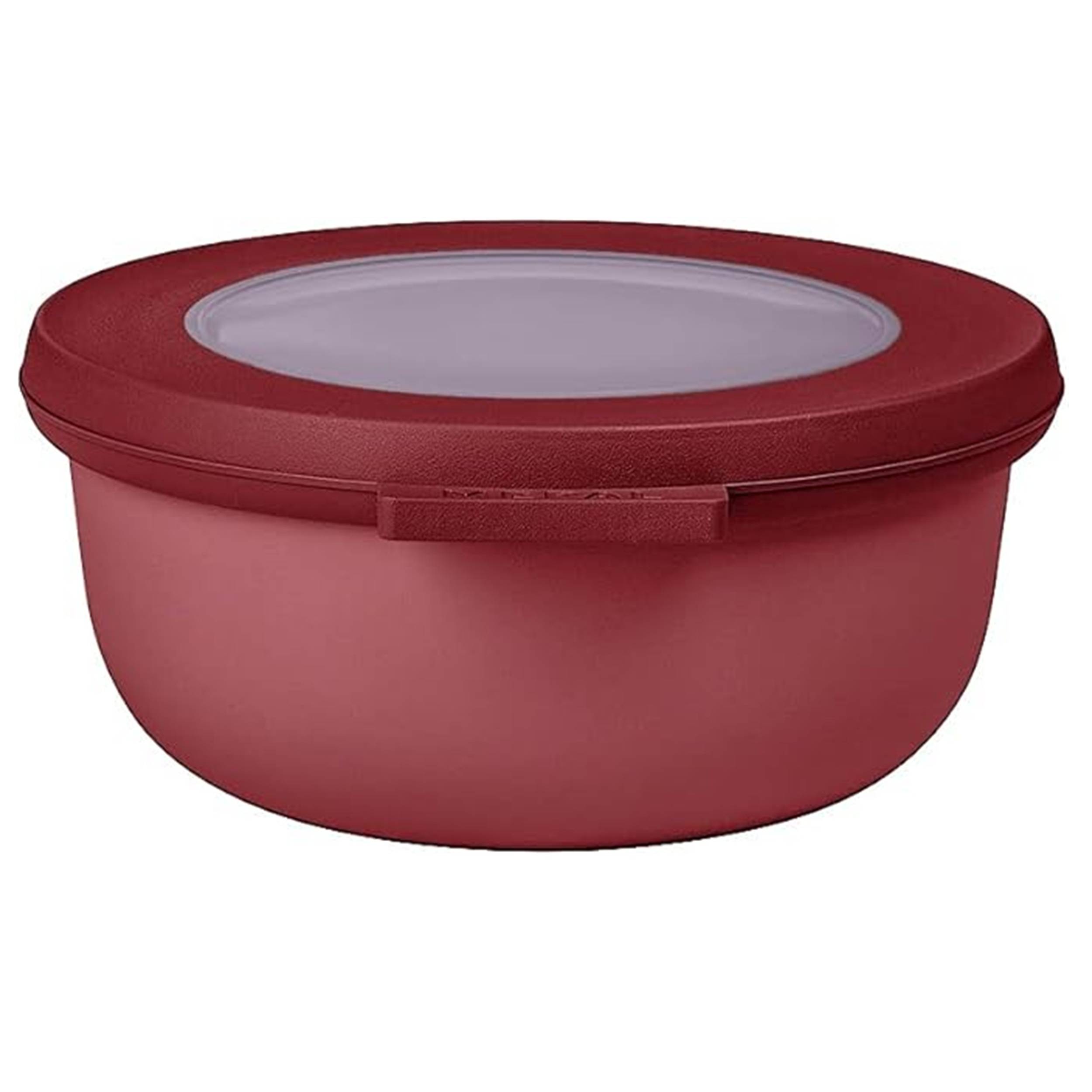 Mepal - Multi Bowl Cirqula Round - Vorratsdose mit Deckel - Geeignet als Luftdichte Aufbewahrungsbox für den Kühlschrank, Mikrowellengeschirr & als