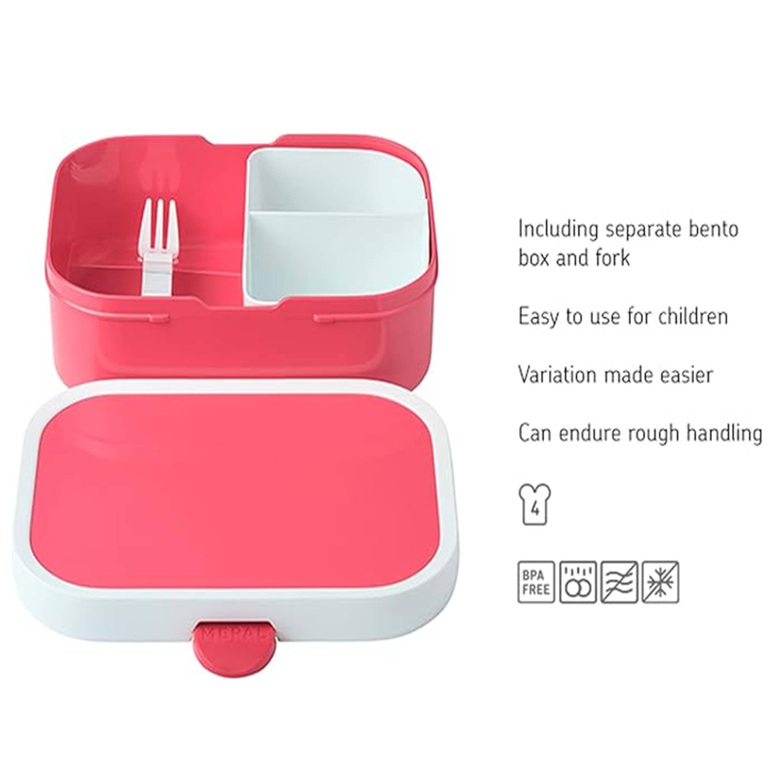 Mepal - Lunch-Set Campus - Lunch-Set für Kinder mit Verschlussbecher & Lunch Box - Lunch-Set für die Schule oder Unterwegs - Spülmaschinenfest & BP