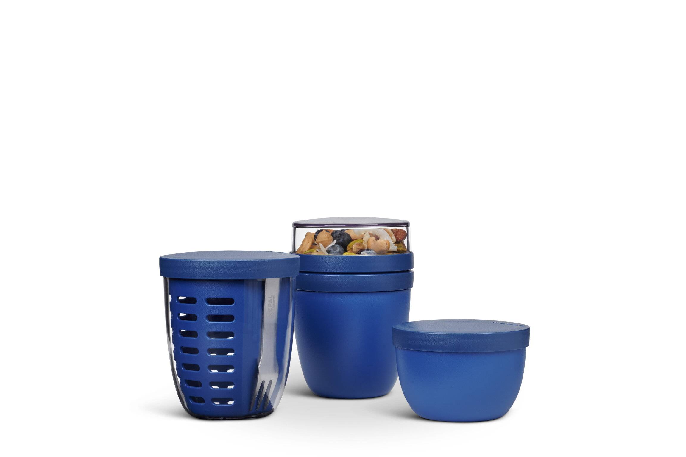 Mepal | Ellipse Promotion-Set | Lunchpot 500 + 200 ml, Fruitpot 600 ml, Snackpot 350 ml | ideal für Essen, Joghurt und Snacks to go | Spülmaschineng