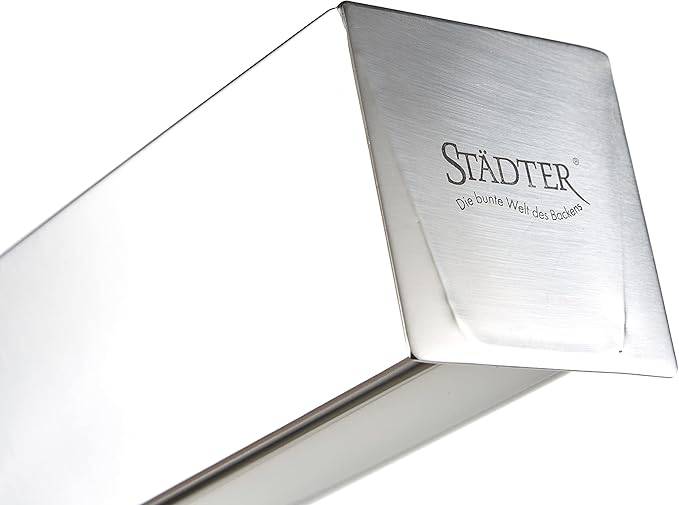 Städter 622081 Terrinenform, Edelstahl, Silber, 30 x 6 x 6 cm