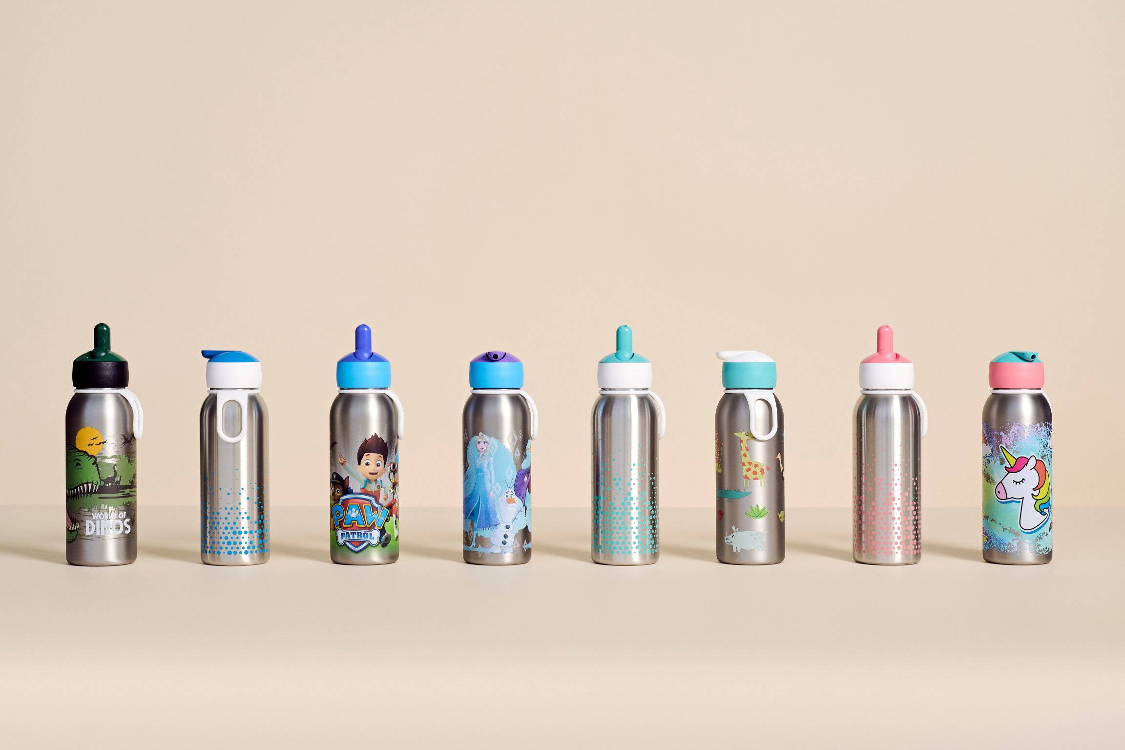 Mepal - Thermoflasche Flip-Up Campus - Isolierte Trinkflaschen für Kinder - Edelstahl Thermosflasche - 9 Stunden heiß & 12 Stunden kalt - BPA-frei