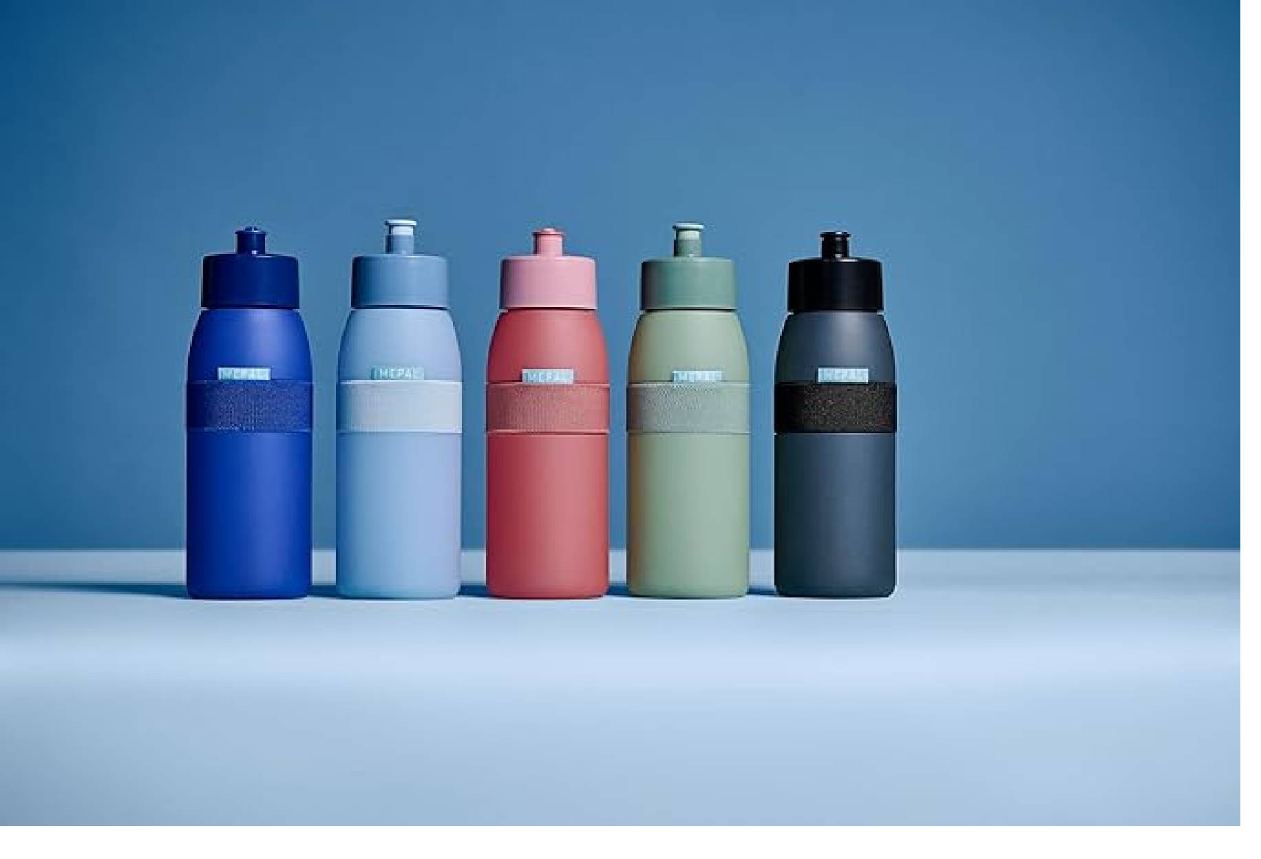 Mepal - Sportflasche Ellipse - Praktische Wasserflasche für Sport, Gym & Freizeit - Sport Trinkflasche mit weichem Ausgießer - Spülmaschinenfest