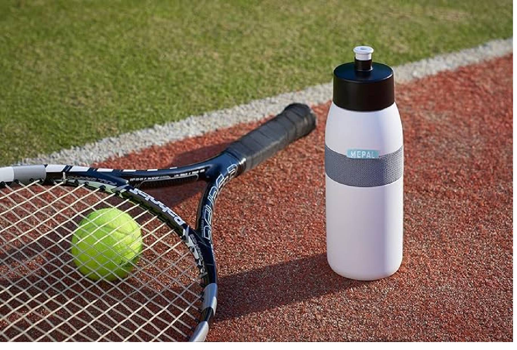 Mepal - Sportflasche Ellipse - Praktische Wasserflasche für Sport, Gym & Freizeit - Sport Trinkflasche mit weichem Ausgießer - Spülmaschinenfest