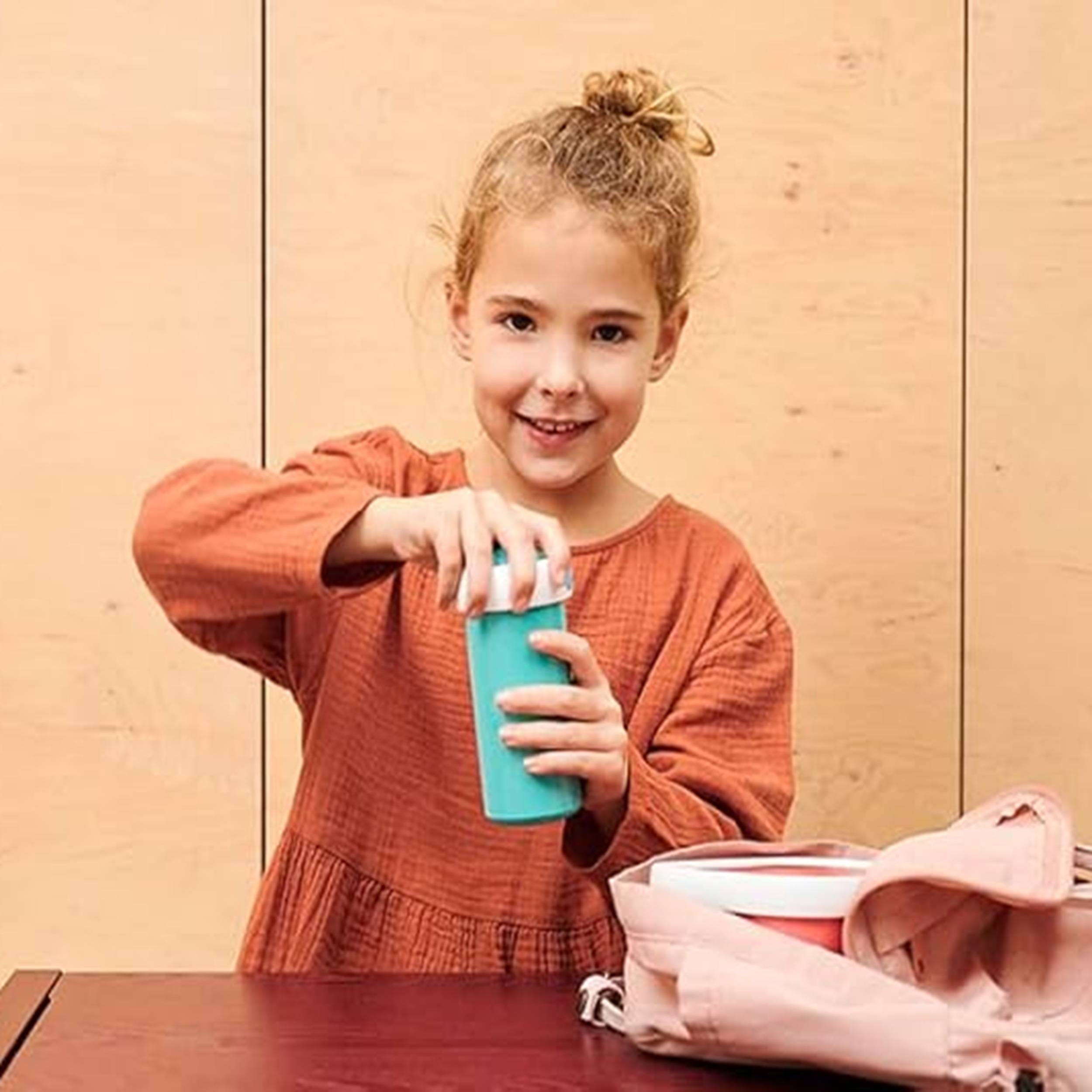 Mepal - Verschlussbecher Campus - Trinkbecher - Auslaufsicherer Wasserflasche für Kinder - Wiederverwendbarer Becher - BPA-frei & Spülmaschinenfest