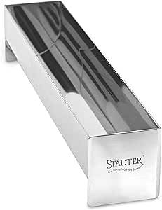 Städter - 622098 Profi Pasteten- und Terrinenform halbrund - 30 x 6 x 6 cm - Edelstahl rostfrei