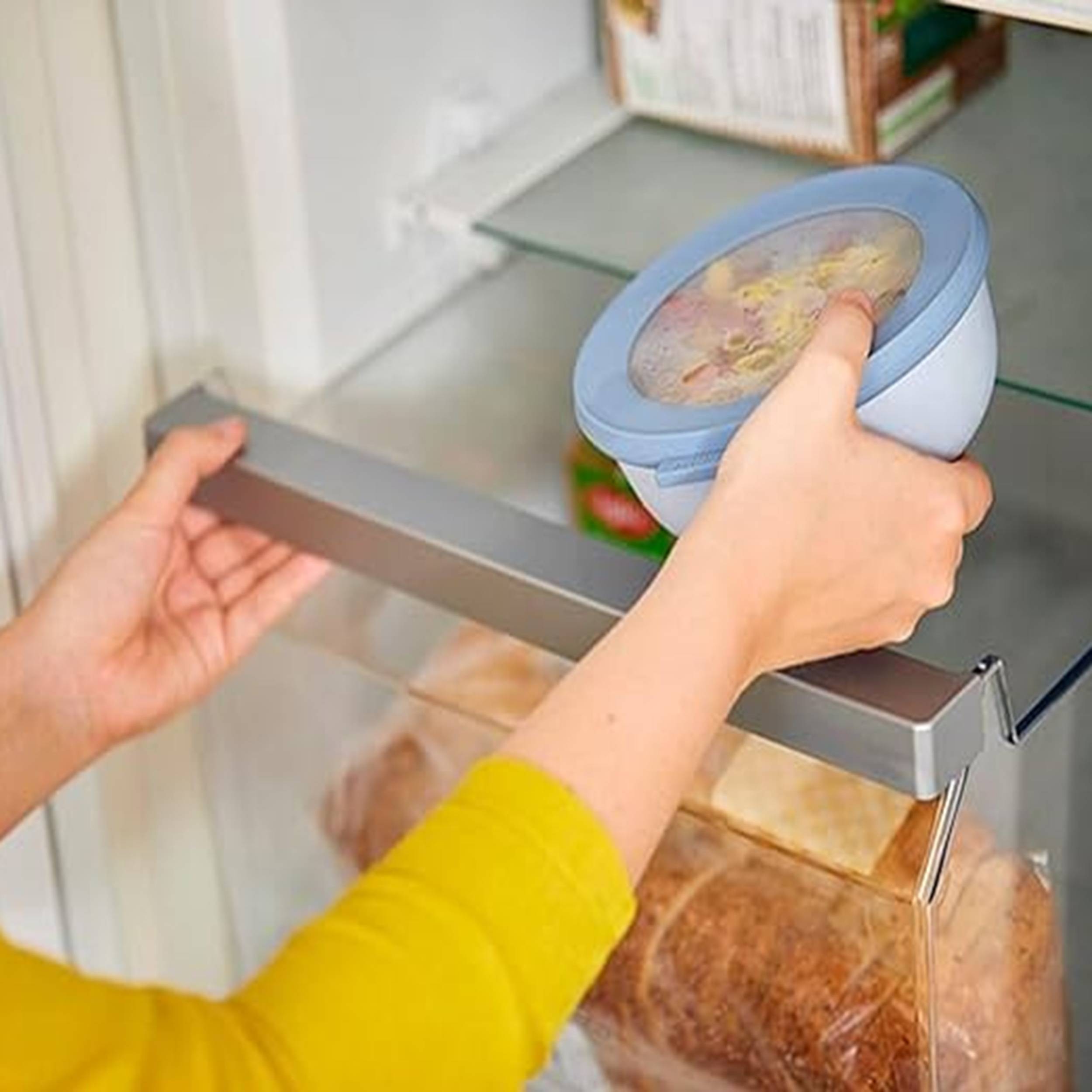 Mepal - Cirqula Multischüssel rund Nordic blush  2000 ml  Verwendbar als Vorratdose, Kühlschrankdose, Gefrierdose, Mikrowellegeschirr & Serviers