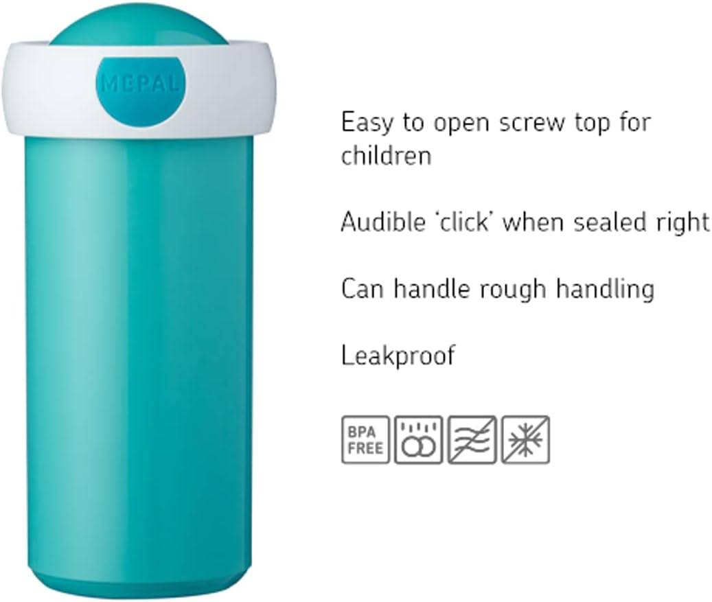 Mepal - Lunch-Set Campus - Lunch-Set für Kinder mit Verschlussbecher & Lunch Box - Lunch-Set für die Schule oder Unterwegs - Spülmaschinenfest & BP