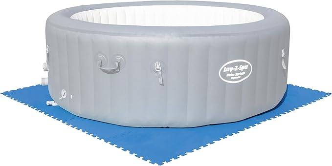 Bestway Pool-Bodenschutzfliesen Set 9 Stück á 50 x 50 cm, blau