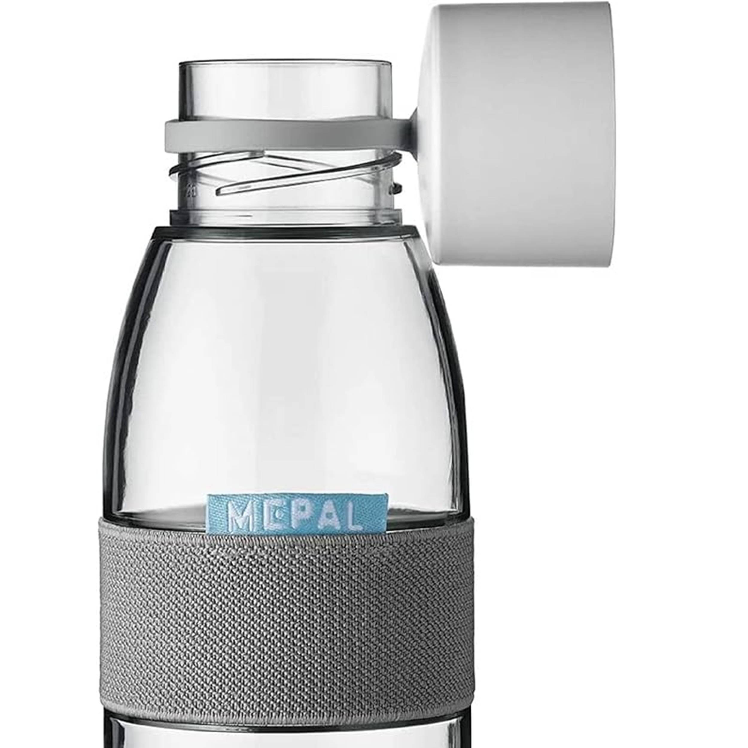 Mepal - Take a Break large + Trinkflasche Ellipse 700 ml - Vivid Blue - Lunchbox mit Trennwand - ideal für Mealprep-kohlensäuregeeignet -auslaufsich