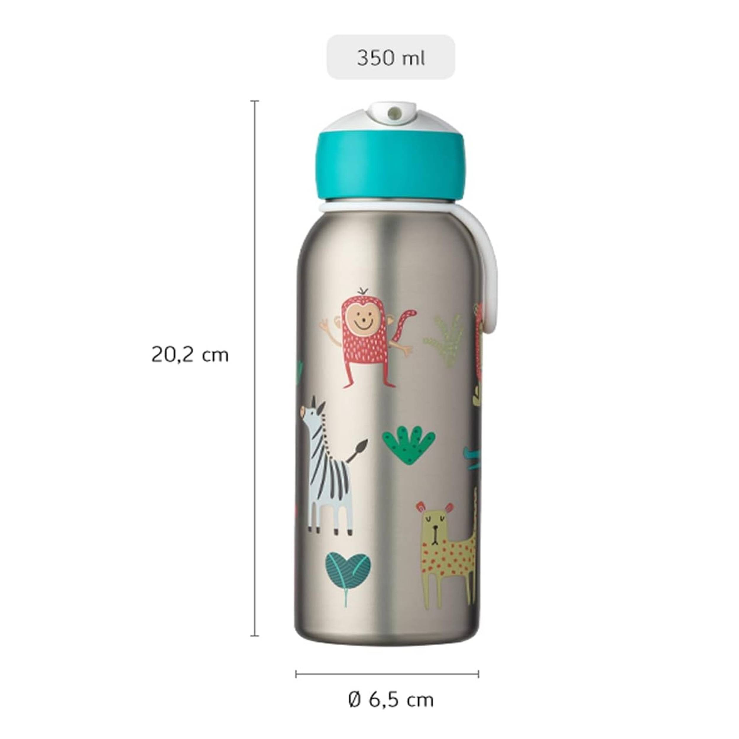 Mepal - Thermoflasche Flip-Up Campus - Isolierte Trinkflaschen für Kinder - Edelstahl Thermosflasche - 9 Stunden heiß & 12 Stunden kalt - BPA-frei