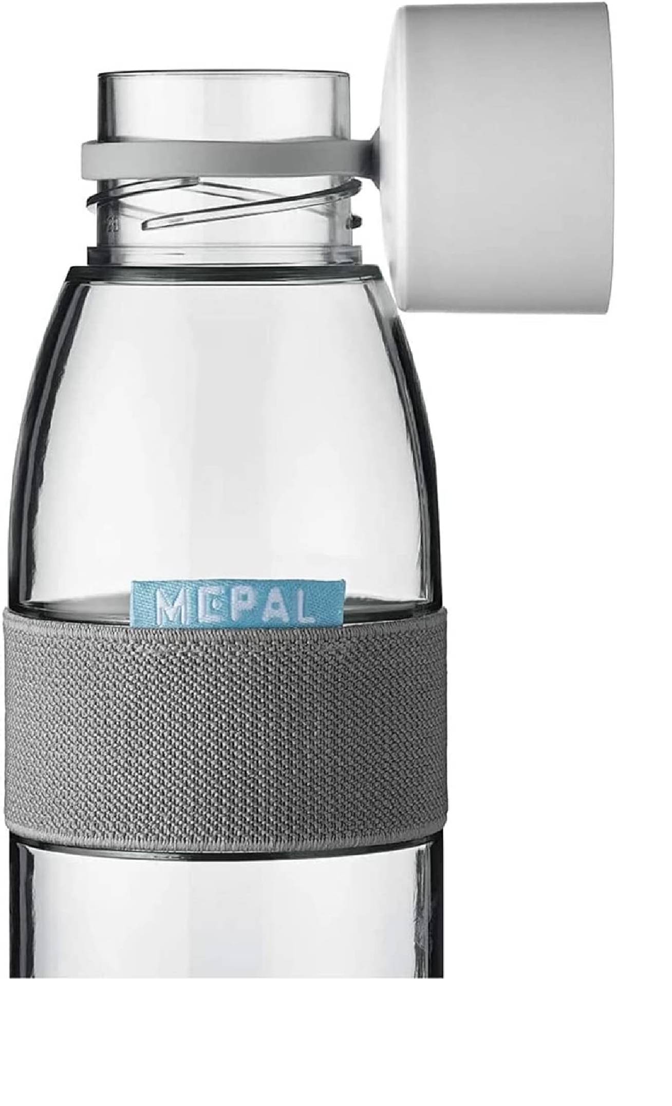 Mepal - Take a Break large + Trinkflasche Ellipse 700 ml - Nordic Black - Lunchbox mit Trennwand - ideal für Mealprep-kohlensäuregeeignet -auslaufsi
